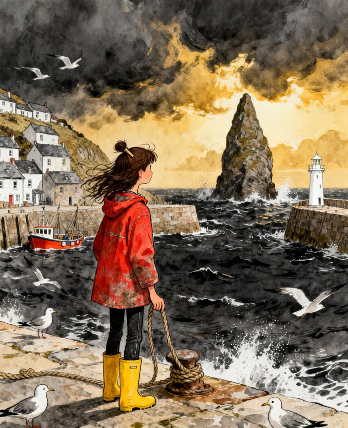 Polperran YA novel cover — The Bell-Touched