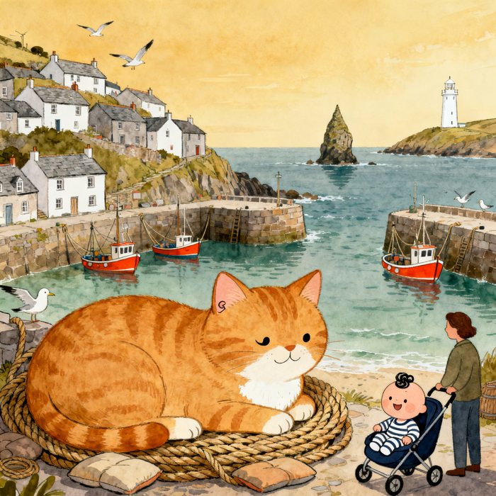 Pilchard's Polperran board book cover